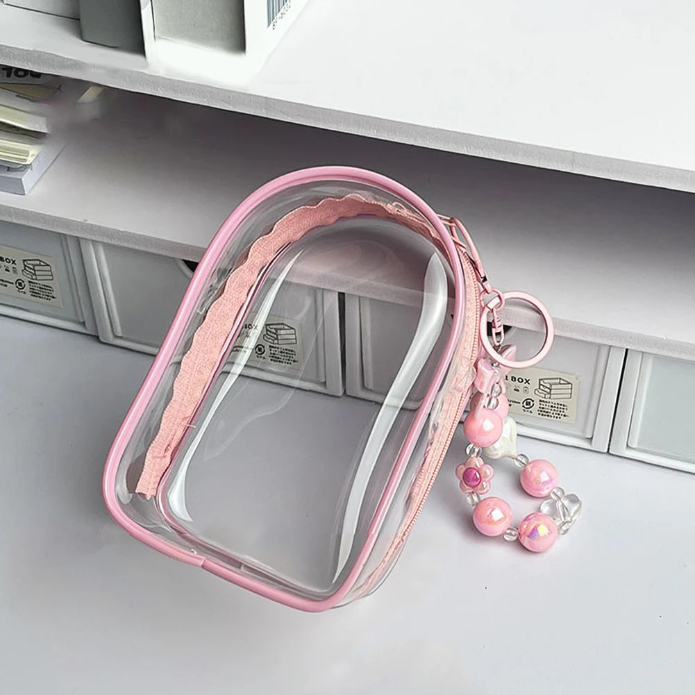 Clear Labubu Travel Bag