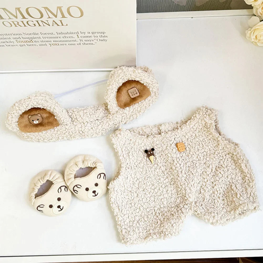 Whimsical Bear Onesie Outfit - Labubu Zimomo Collection (58cm)