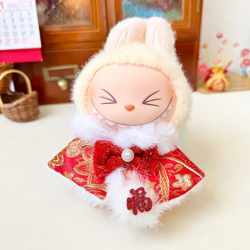 Red Festival Lion Dance Outfit  – Labubu Collection