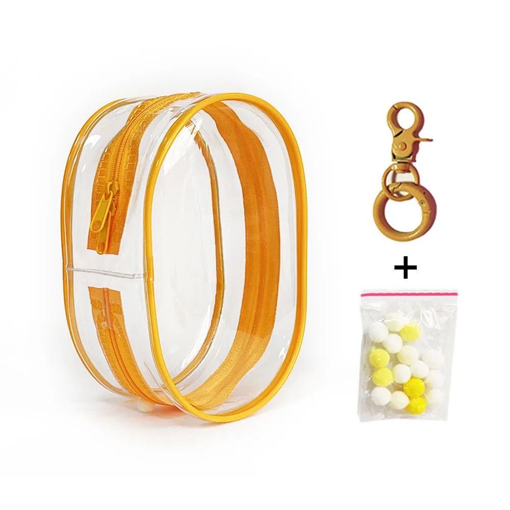 Colourful Clear Doll Display Bag - Labubu Collection