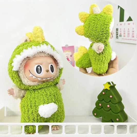 Green Dinosaur Plush Romper - Labubu Collection