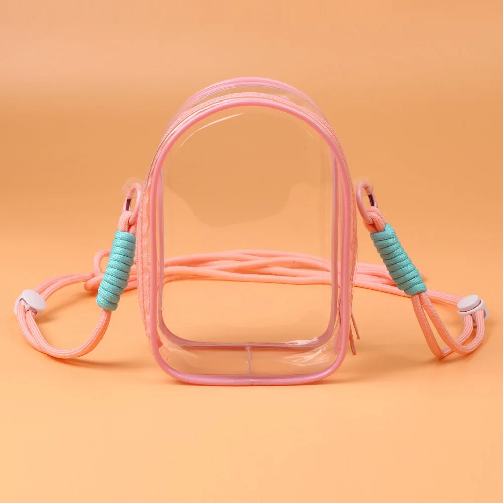 Clear Labubu Travel Bag