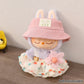 Boho Dress & Bloomy Hat Set - Labubu Collection