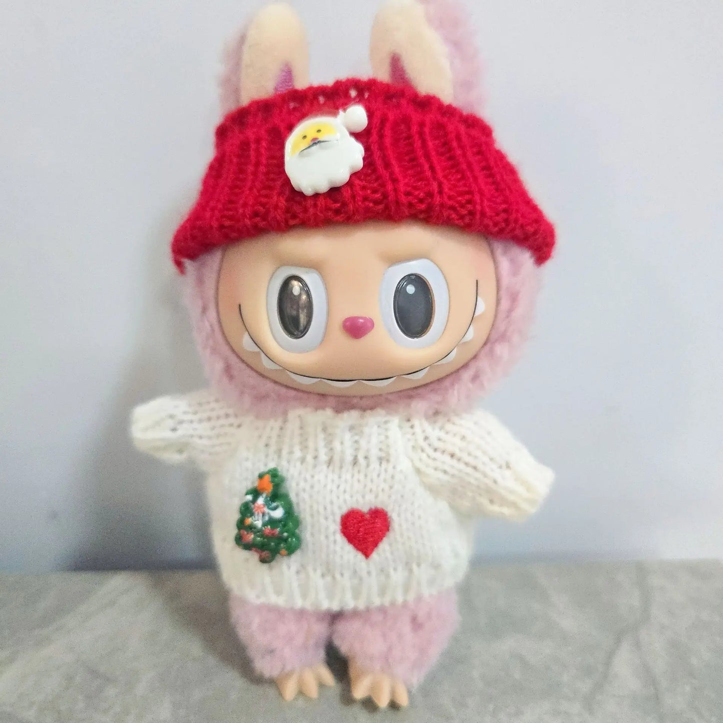 Christmas Knitted Sweater Outfit - Labubu Collection