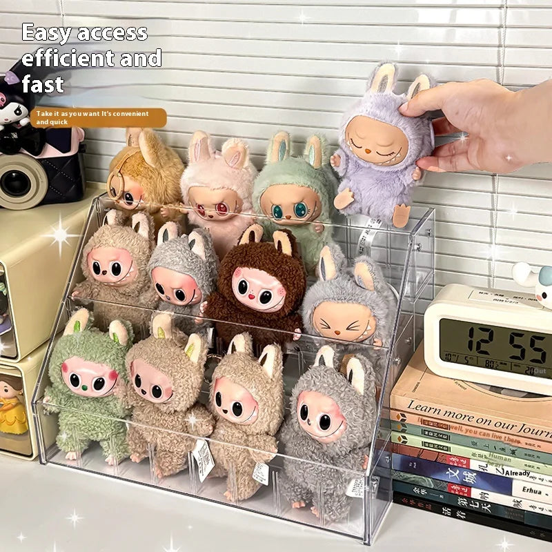 Clear Desktop Display Case - Labubu Collection