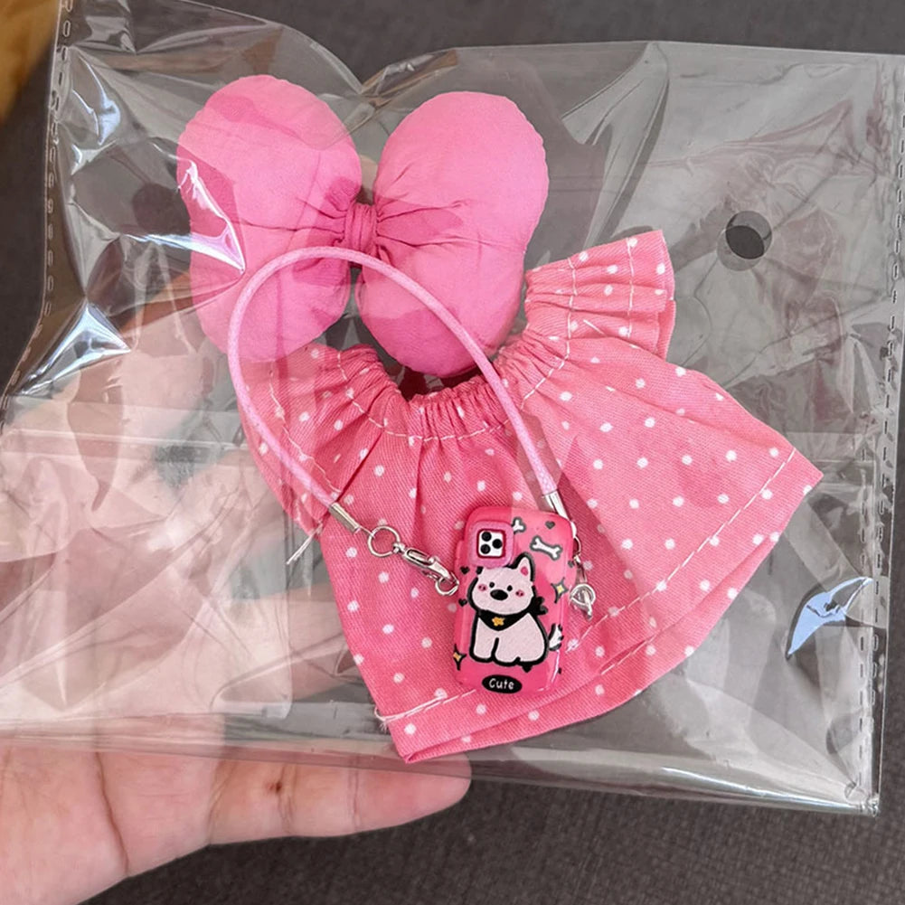 Kpop-Inspired Big Bow Outfit  – Labubu Collection