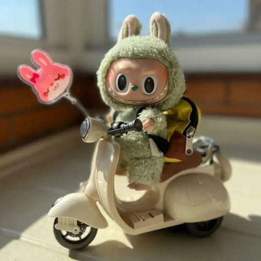 Electric Motorcycle Toy for Labubu