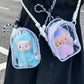 Clear Labubu Travel Bag