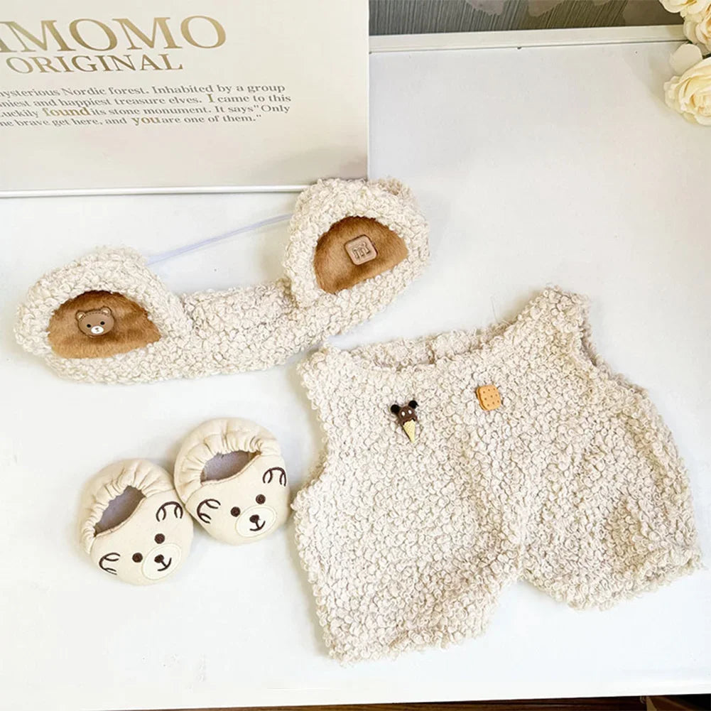 Whimsical Bear Onesie Outfit - Labubu Zimomo Collection (58cm)