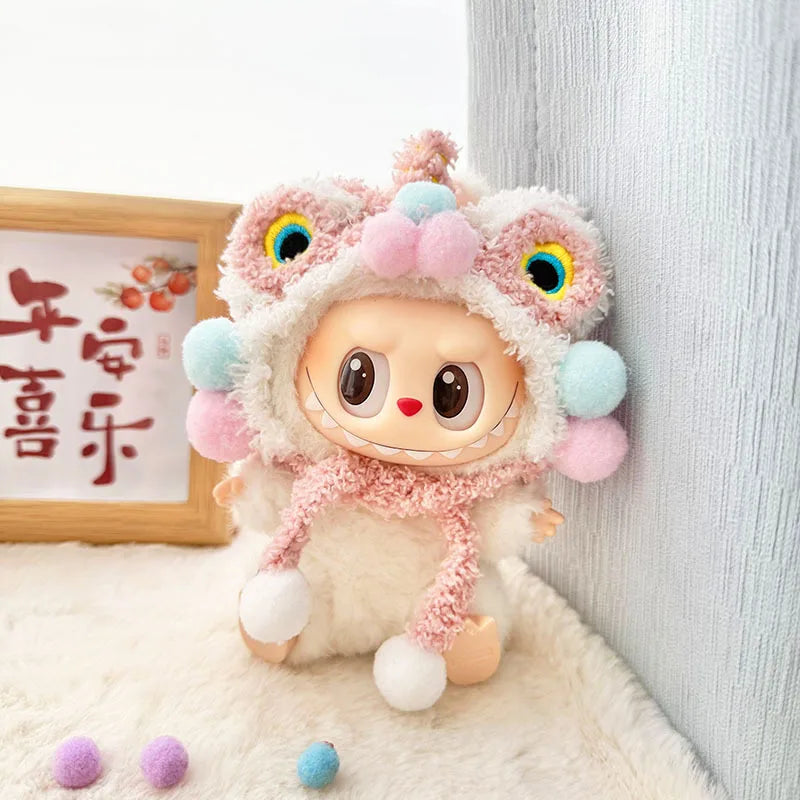 Red Festival Lion Dance Outfit  – Labubu Collection