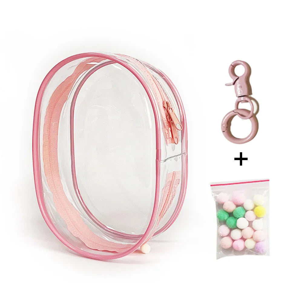 Colourful Clear Doll Display Bag - Labubu Collection