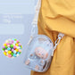 Clear Labubu Travel Bag