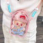 Clear Labubu Travel Bag