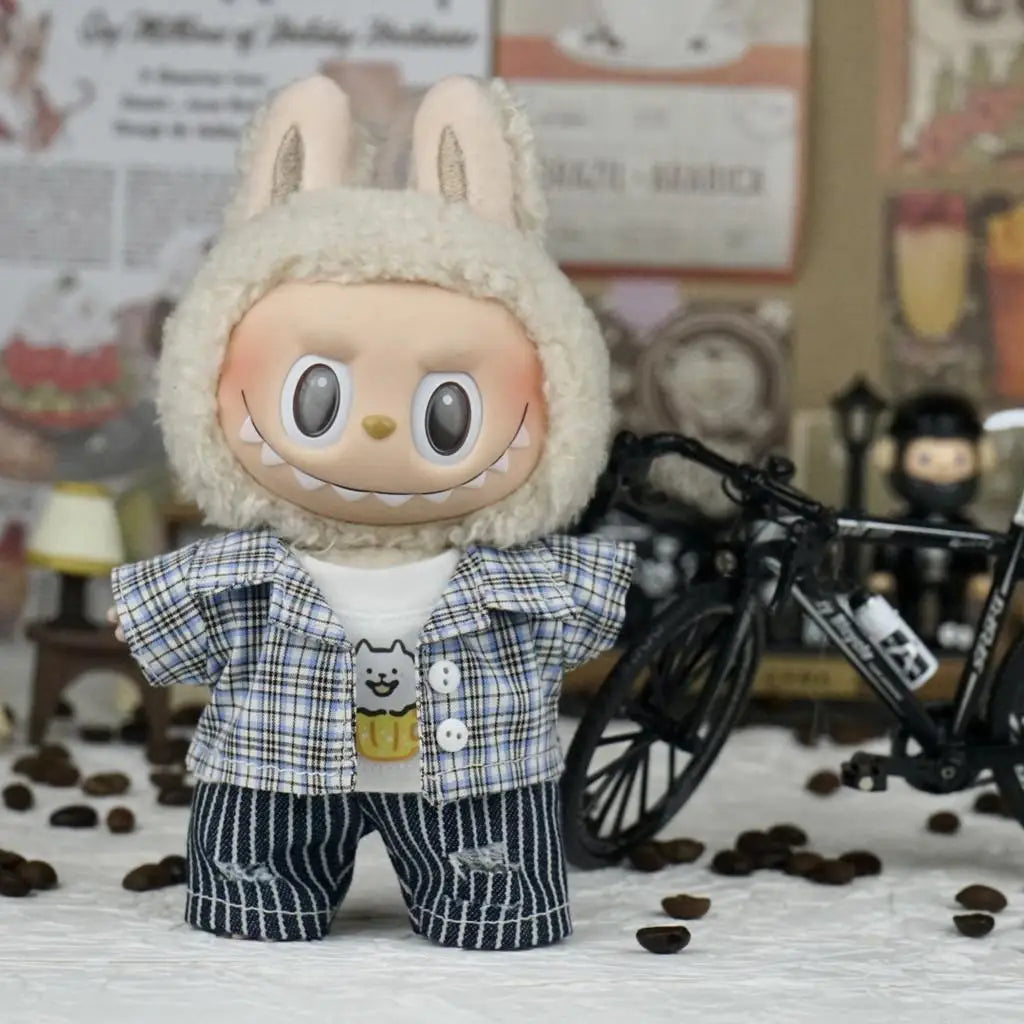 Japanese Chequered Set  – Labubu Collection