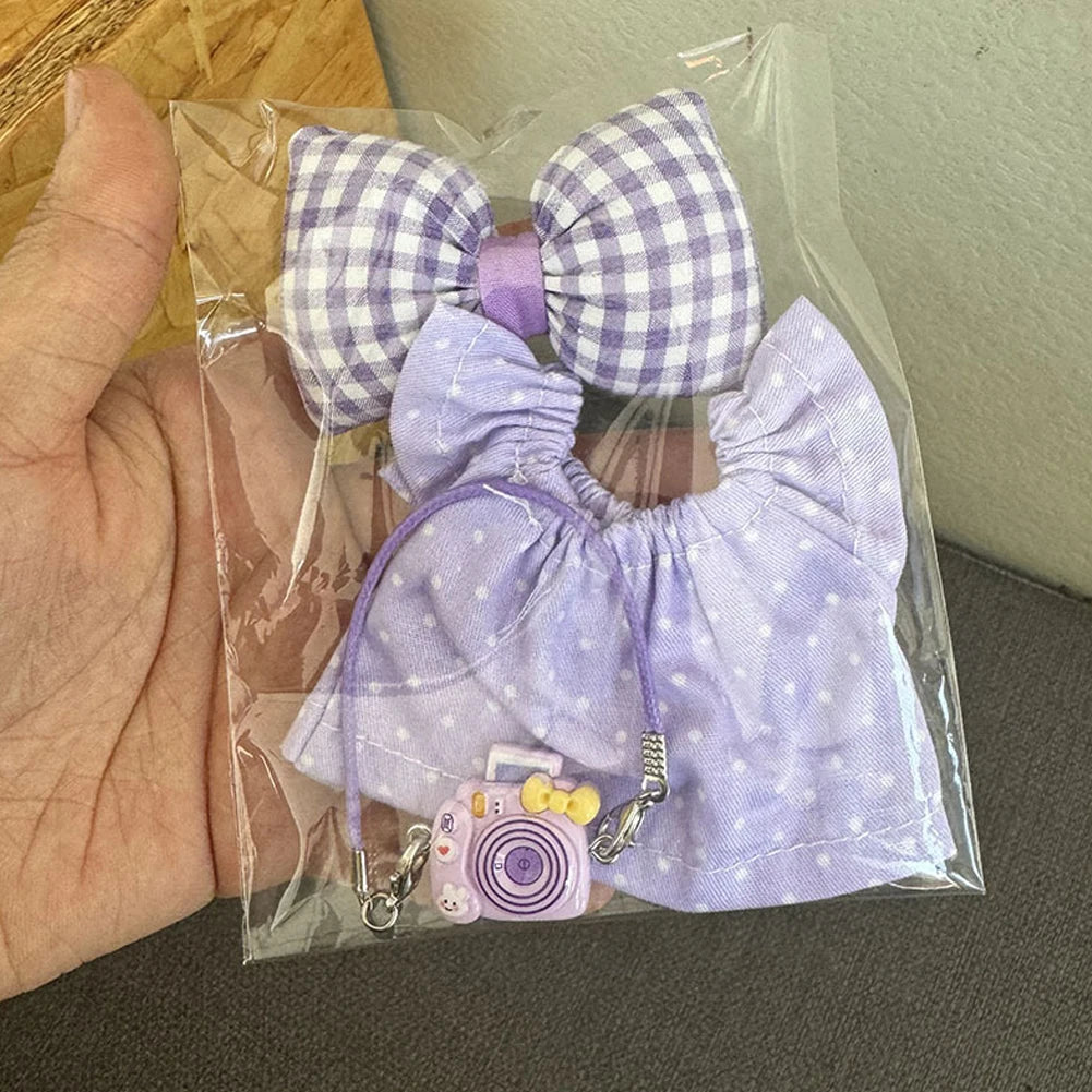 Kpop-Inspired Big Bow Outfit  – Labubu Collection