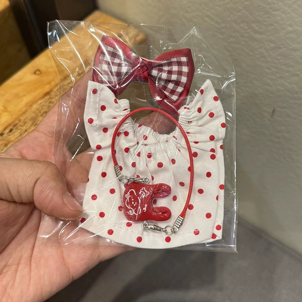 Kpop-Inspired Big Bow Outfit  – Labubu Collection