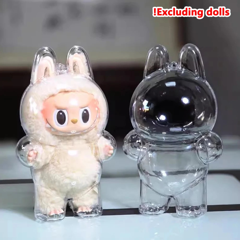 Clear Protective Display Case - Labubu Collection
