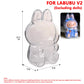 Clear Protective Display Case - Labubu Collection