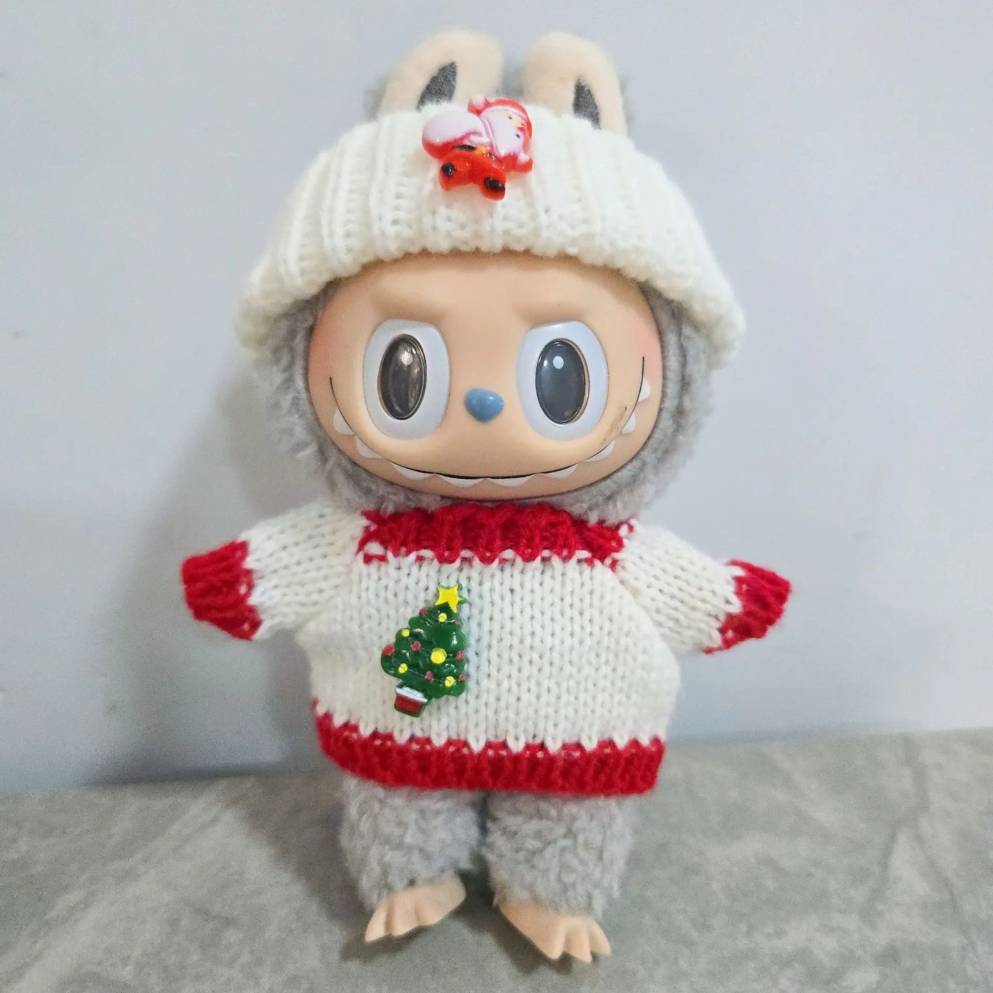 Christmas Knitted Sweater Outfit - Labubu Collection