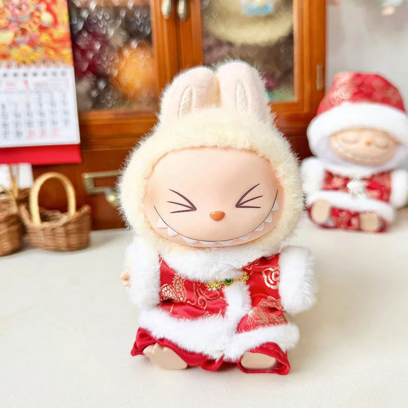 Red Festival Lion Dance Outfit  – Labubu Collection