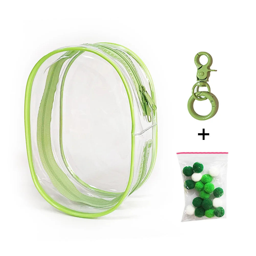 Colourful Clear Doll Display Bag - Labubu Collection