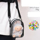 Clear Labubu Travel Bag