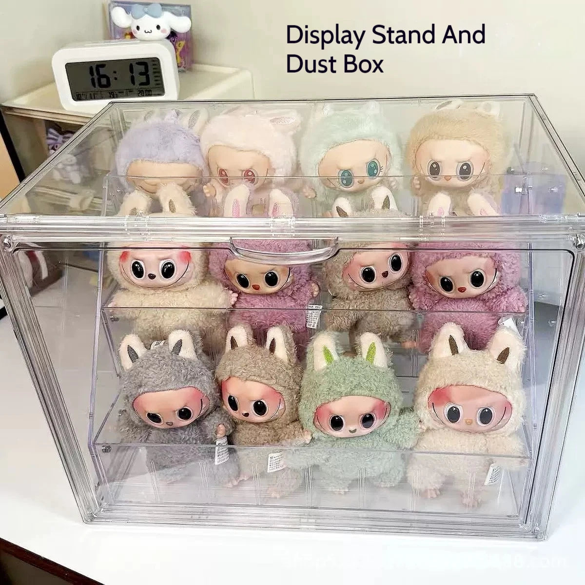 Clear Desktop Display Case - Labubu Collection