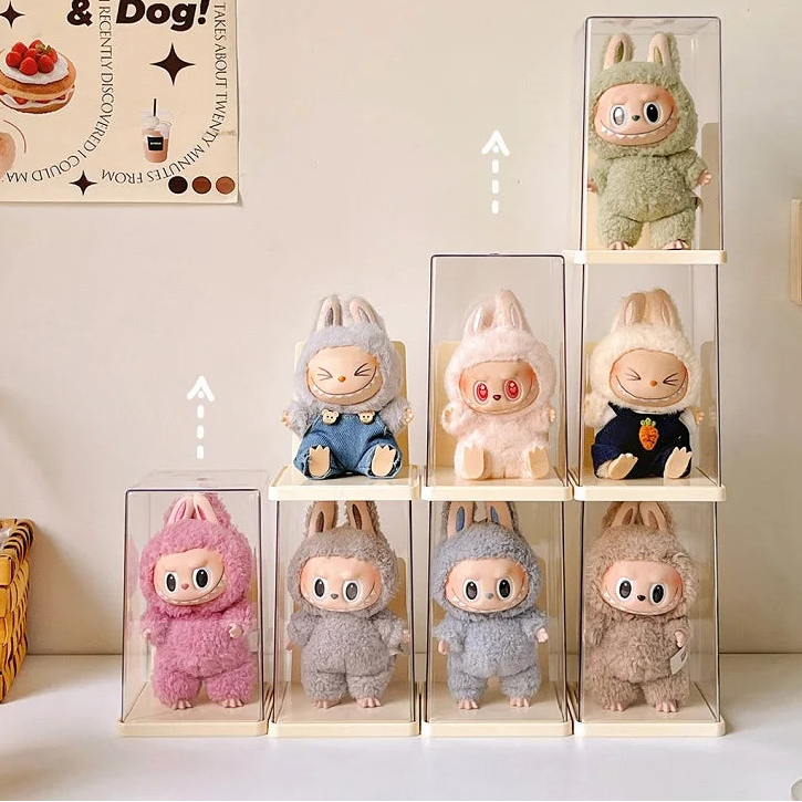 Stackable Clear Display Box - Labubu Collection