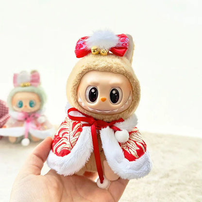 Red Festival Lion Dance Outfit  – Labubu Collection