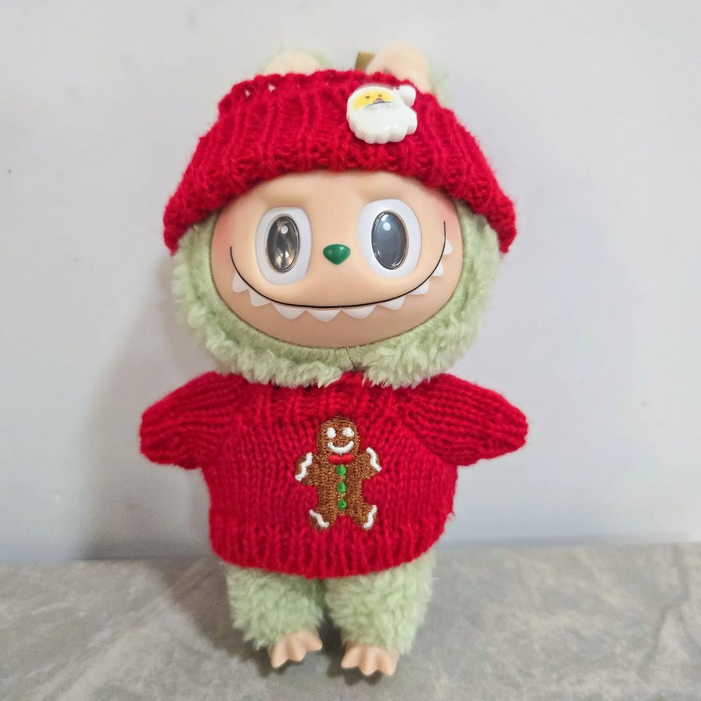 Christmas Knitted Sweater Outfit - Labubu Collection