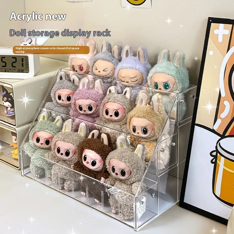 Clear Desktop Display Case - Labubu Collection